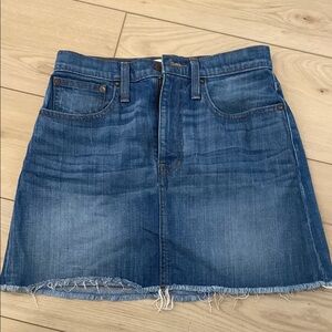 Madewell Denim Blue Skirt